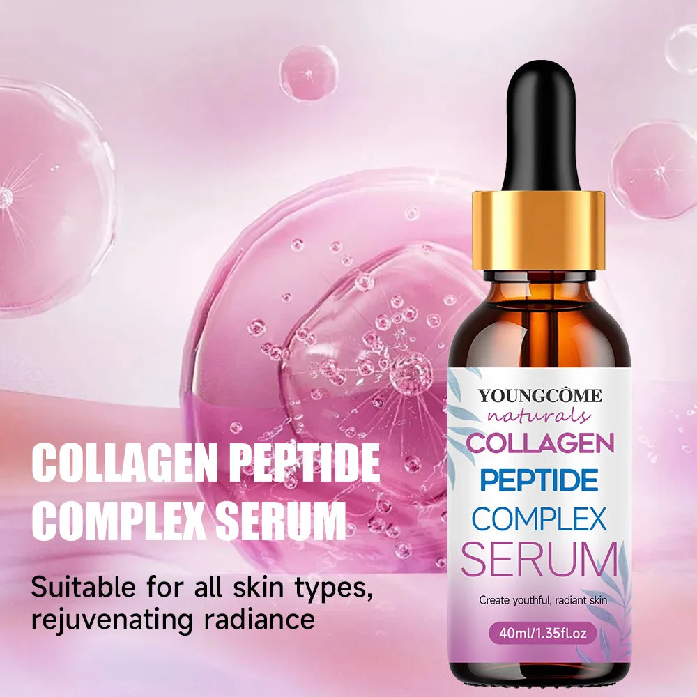 Collagen Wrinkle Remover Face Serum Lifting Firming Fade Fine Lines Anti-aging Essence Whitening Brighten Nourish Skin Care Quake