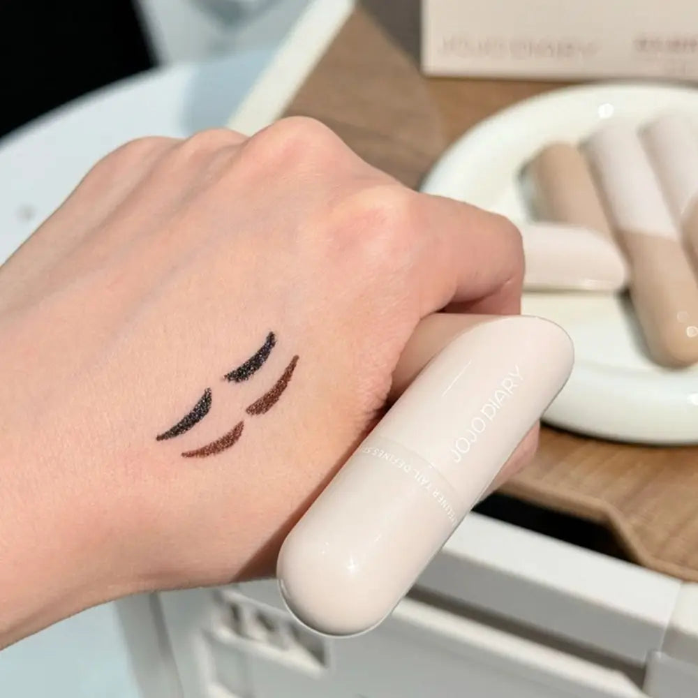 New Waterproof Eyeliner Stamp Quick Dry Long Lasting Eye Liner Stamp Rotatable Easy to Use Eyeliner Stamp Pen Quake