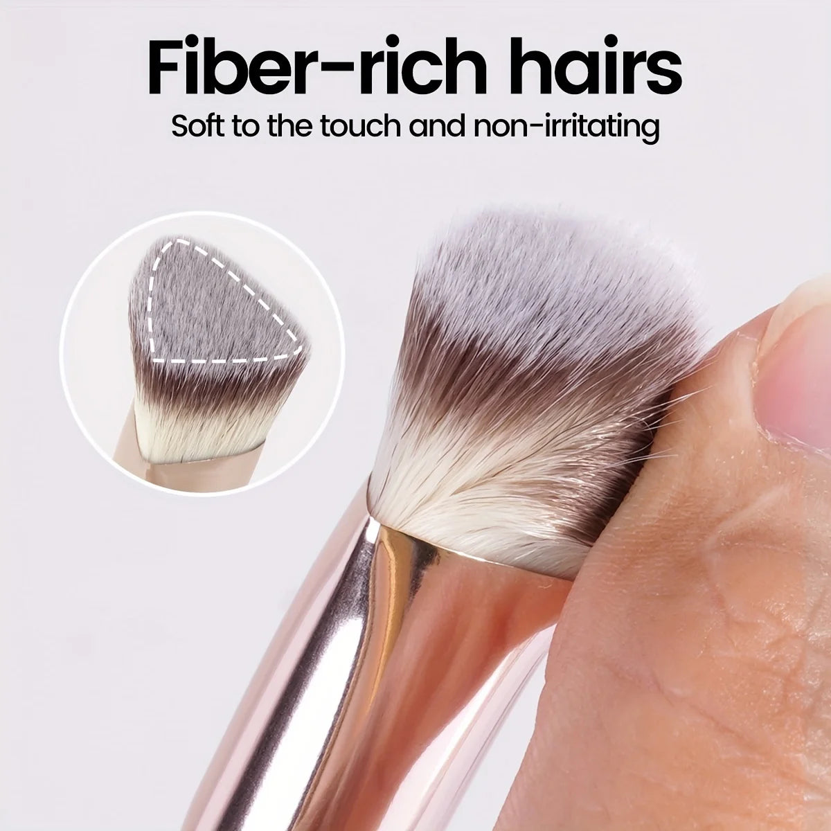 Premium Concealer Brush, Triangle Brush Head, Soft Synthetic Bristles, Fit for The Skin Quake