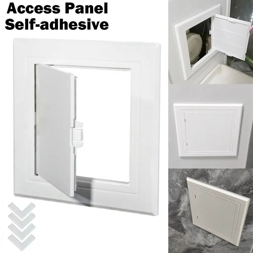 Universal White Access Panel Door Plastic Removable Inspection Hole Opening Flap Cover Plate Doors Wall Ceiling Quake