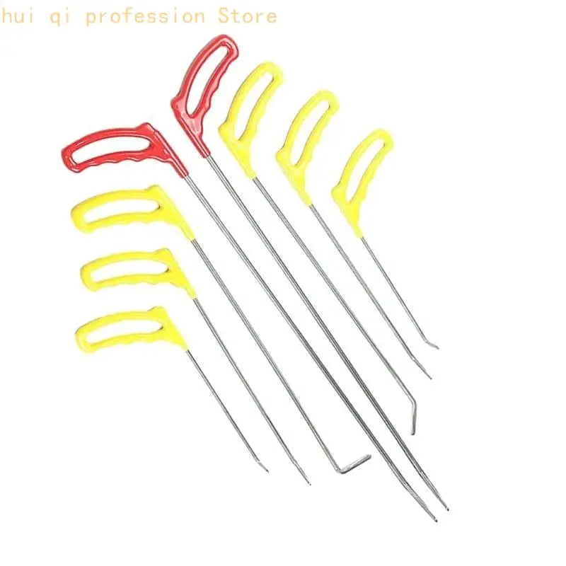 2Pcs/8Pcs Car Body Repair Removal Tools Automotive Door Dent Repair Hooks Stainless Steel Push Rods Kits H8WE Quake