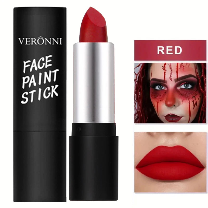 6 Colors Face Body Paint Stick Cream Eyeblack Tube Body Painting Blendable Sticks For Halloween Cosplay Joker Face Paint Makeup Quake 03