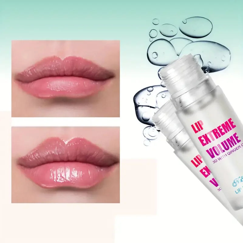 1/2Pcs Ginger And Mint Lip Plumper Oil Radiant,Plumping Lip Volumizing Serum for Smoother,Fuller Lips for Youthful and Sexy Look Quake