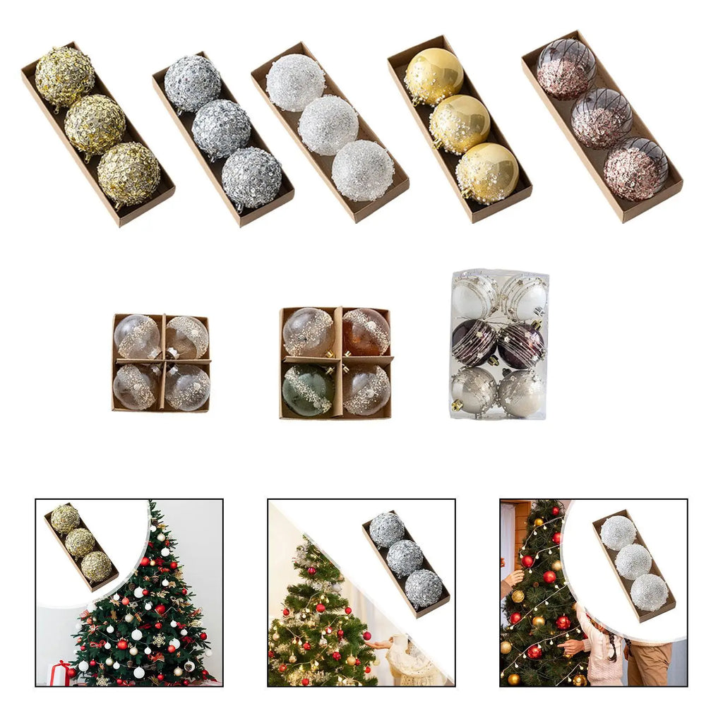 Christmas Balls Ornaments Set Practical for Anniversary Wedding Party Favor Quake