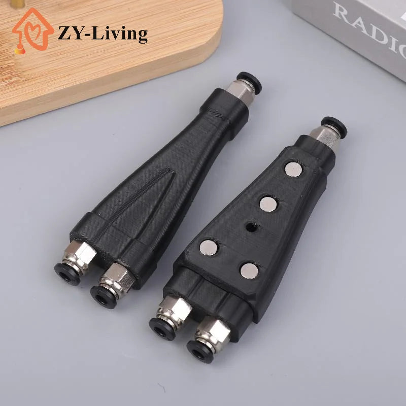 For Bambu Lab Connector Pipe Expander Y Connector Bowden Coupler Pneumatic 3D Printers Upgrades Parts PC4-10 4mm Out Diameter Quake