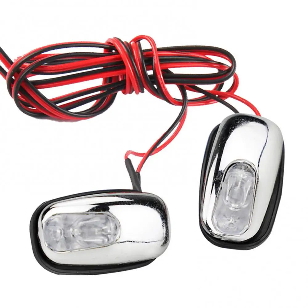 1 Pair Auto LED Light Windshield Windscreen Jet Spray Nozzle Wiper Washer Lamp Automobile Water Spray Lamp Car Accessories Quake
