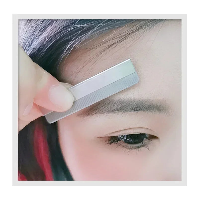 20Pcs Eyebrow Remover Stainless Steel Trimmer Hair Women Razor For Eyebrows Face Shaver Hair Removal Knife Makeup Tools Quake