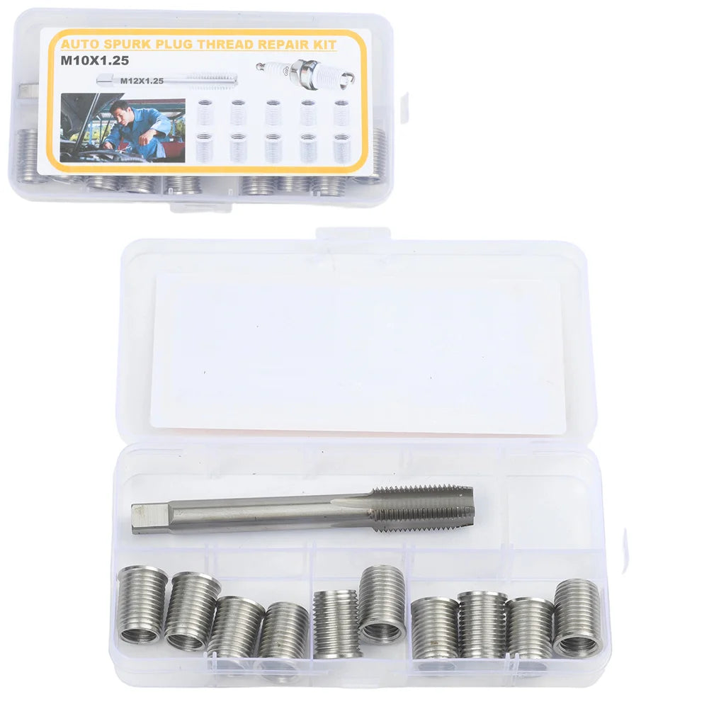 Professional Thread Cutting Tools M10X1.25 M10X1.25 Tap Stainless Steel Inserts Galvanized Finish High-speed Steel Tap Quake