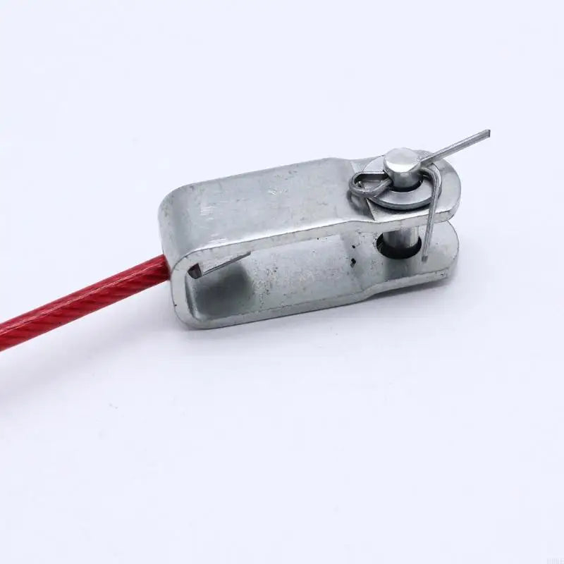 H8WE High Quality Stainless Steel Trailer Safety Line Dismounting Rope with Carabiner Quake