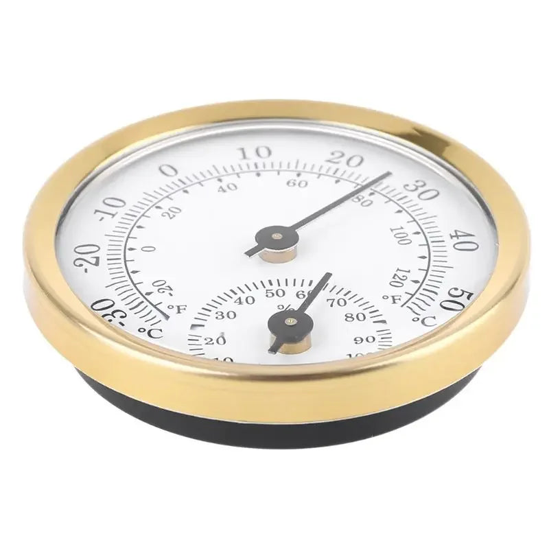 Mini 2 in 1 Thermometer Hygrometer Wall Mounted Mechanical Analog Temperature Gauge Humidity Meter Quake