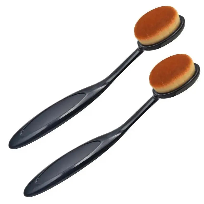 1/2/5/10PCS Large Foundation Brush Toothbrush Shape Makeup Make Up Tool Get Fast Even Application of Creams and Powders Cosmetic Quake 2pcs