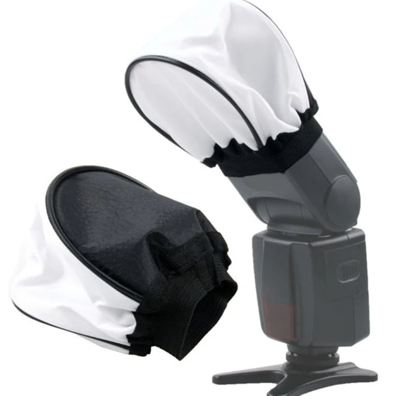 Universal Soft Camera Flash Diffuser Soft Box Softbox for Speedlight 430EX for Yongnuo yn560 for Canon 600EX-RT K1KF Quake Default Title