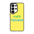 Over Thinker Rocket Pattern Acrylic Magnetic Case: Compatible with Samsung Galaxy S23 U S24U S25 S26 Ultra S25+ S26 Plus Shell Quake Acrylic (MagSafe) for Galaxy S24 Ultra