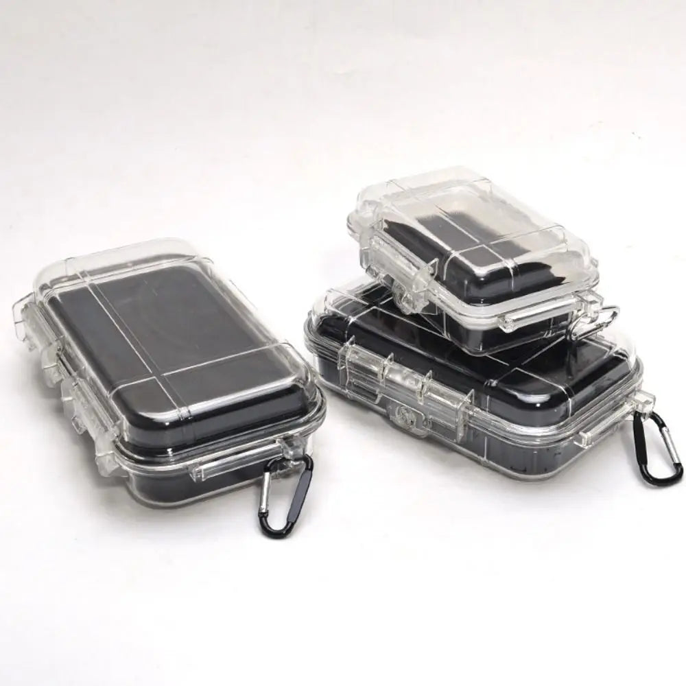 Durable ABS Camping Box Shockproof Transparent Sealed Storage Box Equipment Dry Box Professional Waterproof Toolbox Quake