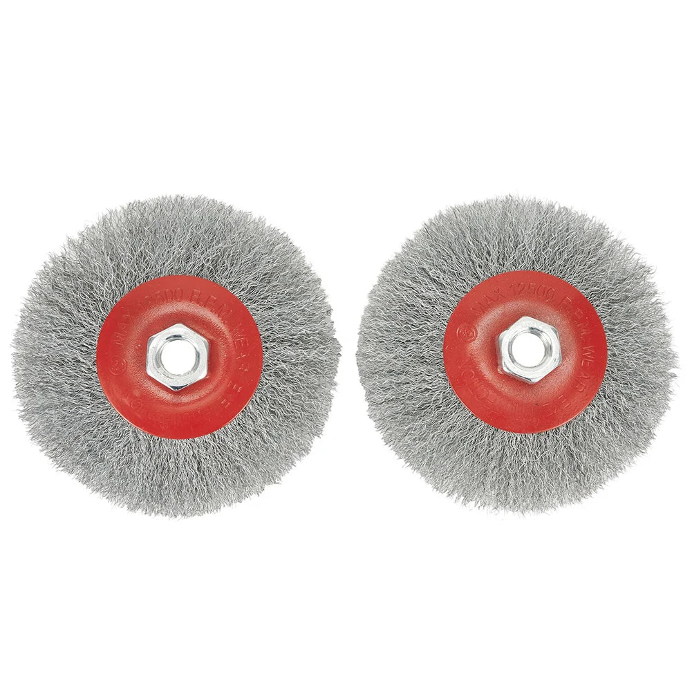 Angle Grinder Brushes Twisted Knot Brush 115mm Brush Size 8500 RPM Max Speed Deburring Wire Brush Descaling Tool Quake A