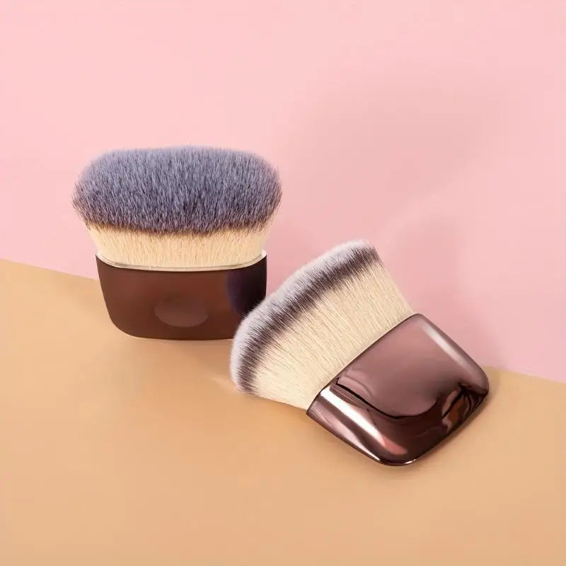 【B】1Pc Makeup Foundation Brush Blush Loose Powder Brush Kabuki Brush Multi-Function Cosmetics Make Up Brushes Beauty Supplies Quake