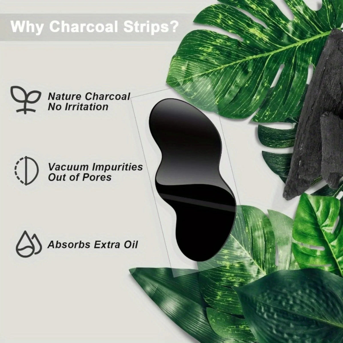 Black Hydrocolloid Nose Strips, Deep Cleansing Blackhead Remover, Gentle Oil Control Patches for Blackheads & Whiteheads. Quake
