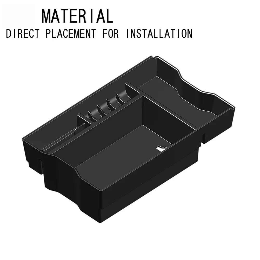 For TOYOTA RAV4 2026 Armrest Storage Box ABS Organizer with Silicone Protective Layer for Interior Center Console Quake