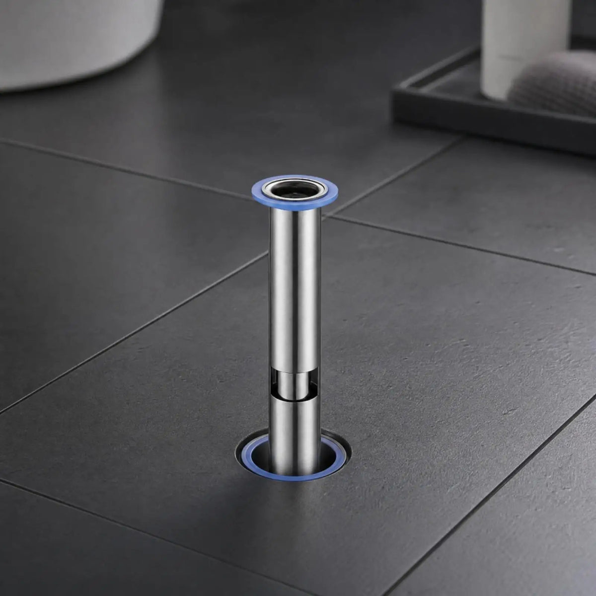 Floor Drain Core with Backflow Preventer Rapid Drainage Stainless Steel Bathroom Floor Drain Replacement Core Rust-Resistant Quake