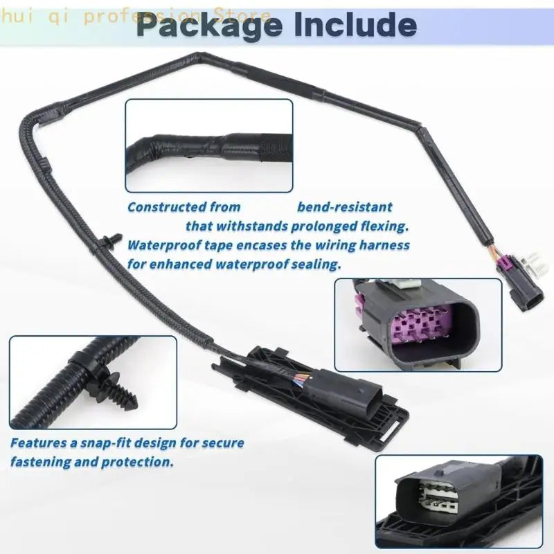 Tailgate Camera Wiring Service Harness for 3500 Vehicle Maintenance and Repair H8WE Quake