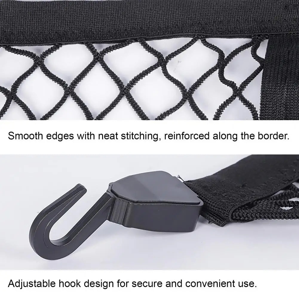 Pickup Truck Bed Organizer Truck Cargo Net with 4 Hooks Elastic Truck Bed Organizer Stretchable Net Car Floor Boot Trunk Storage Quake