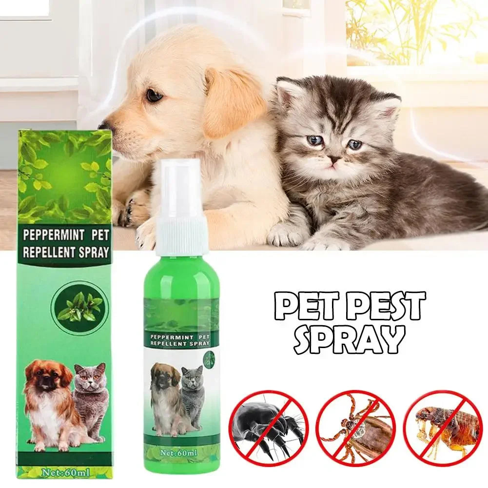 New High-end Pet Flea Killer Drops 60ml Anti Fleas Cats Ticks Lice Mite Removal Relieve Itching Antiseptic Pet Wound & Skin Care Quake