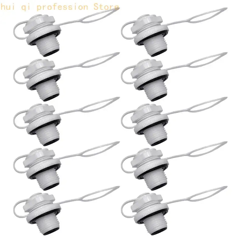 Boat Inflation and Deflation Valves with Threaded Plastic Bodies H8WE Quake White CN