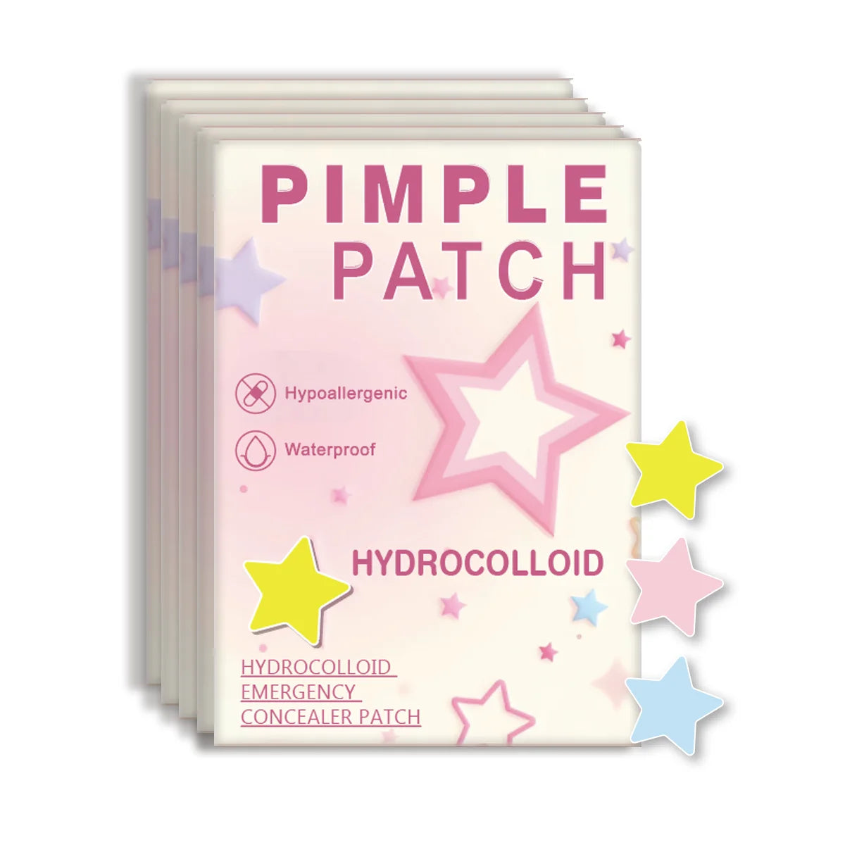 280/1680 Pieces Star-Shaped High-Cost-Performance Acne Patches for Refined Girls, Daily Beauty Invisible Concealer Acne Patches. Quake