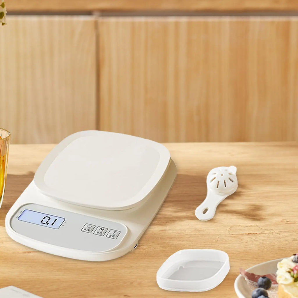 Food Kitchen Scale,Food Meat Scale,Electronic Display Pocket Small Plate,Food Coffee Scale,Digital Kitchen Scale for Cooking Quake 7KG