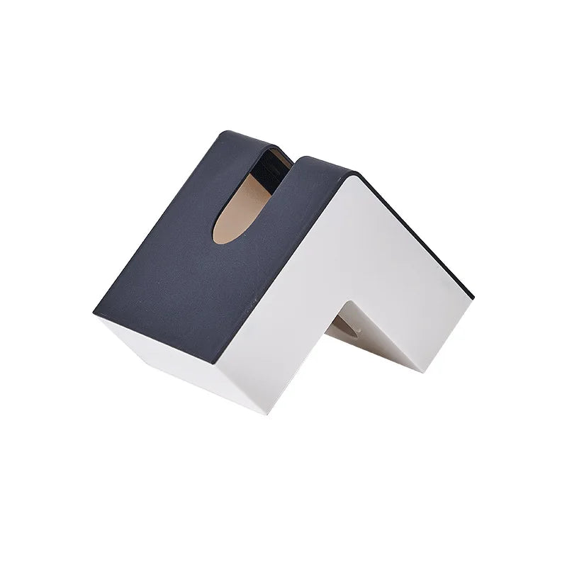 Japanese creative ins air-pumped paper box net red high appearance level L-shaped tissue box living room simple Kleenex box Quake