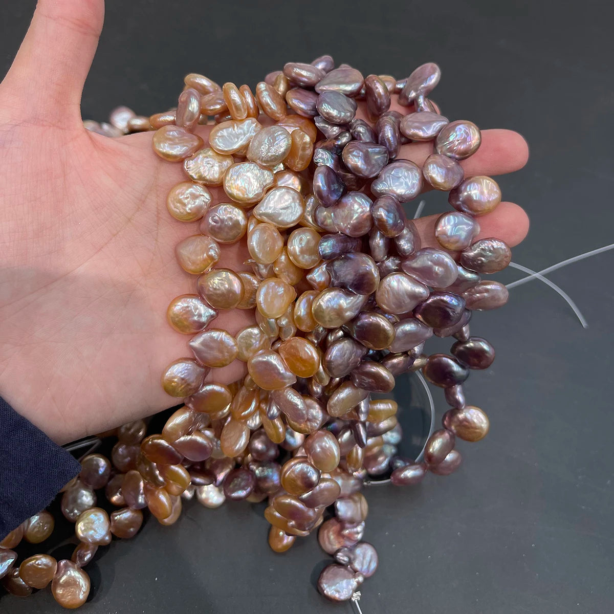 Natural Freshwater Pearl Baroque Pearl 11-12mm For Jewelry Making DIY Necklace Bracelet Chains Earrings Accessory Quake