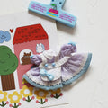 New Handmade Doll Lovely Clothes Cute Lolita Princess Dress 5 Colors Dolls Clothes For 10cm Cotton Doll Quake Purple