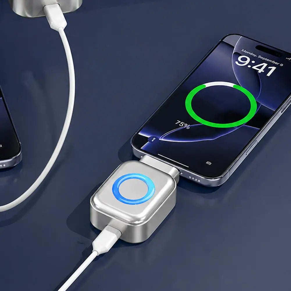 X01 AI Smart Power Disconnect Full Charge Automatic Shut Off Battery Protection Fast Charge Dual Current RGB LED Portable Quake