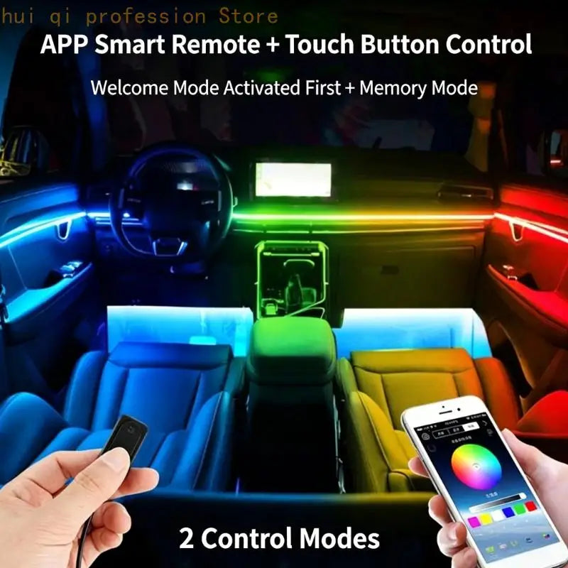 Car Interior LED Lighting with Mobile Control for Cabin H8WE Quake