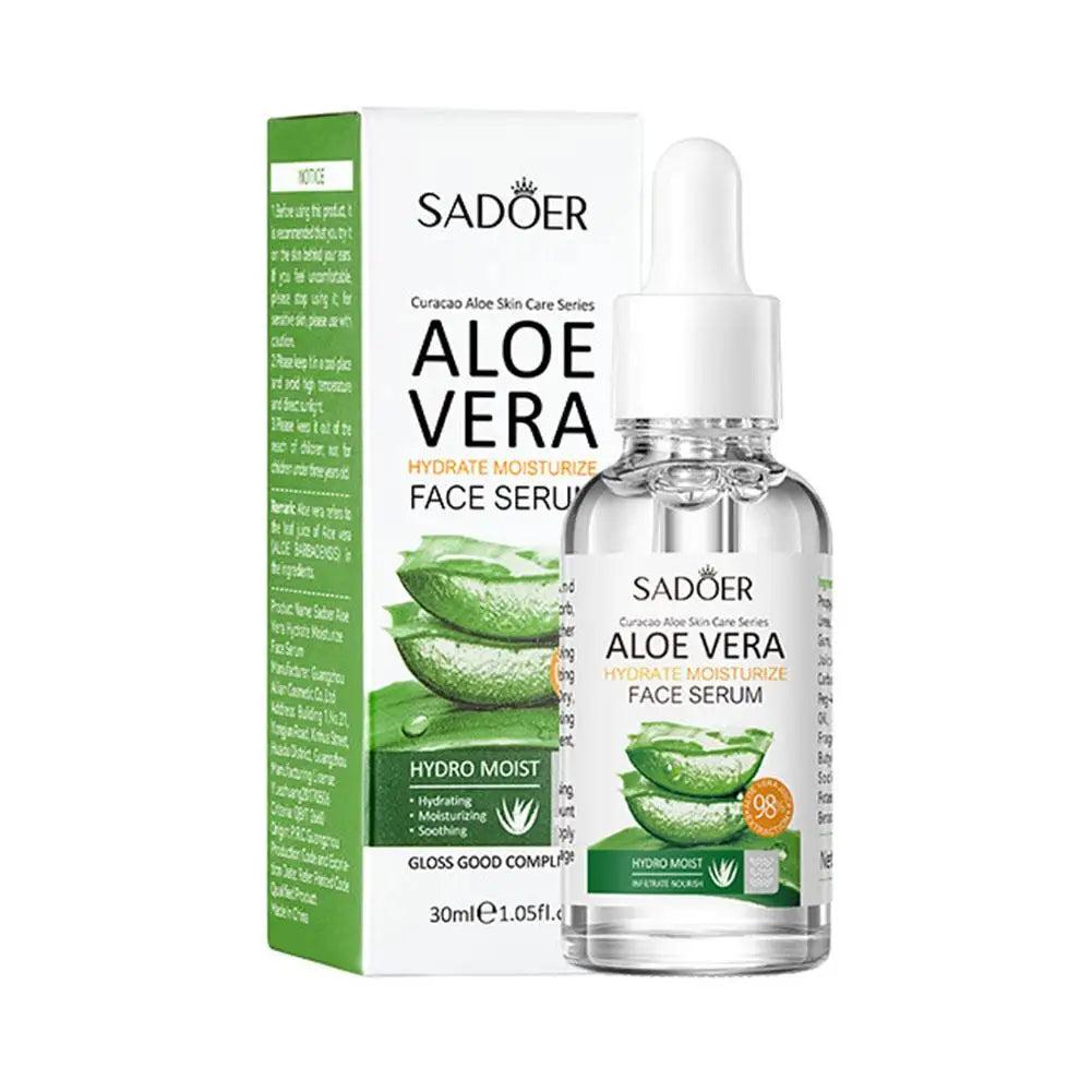Aloe Vera Moisturizing face Essence Brightening Hydrating Essence Soothing face Care beauty skincare Quake 1pcs