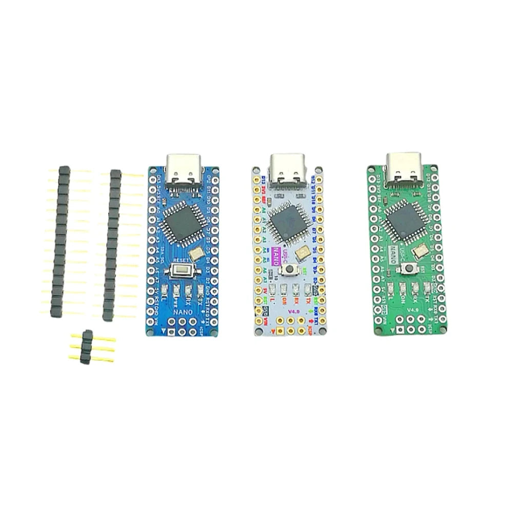 Type-C Nano Board New Nano Development Board (Compatible with Arduino Nano 3.0) CH340 ATMEGA328PB Chip with Built-in Bootloader Quake