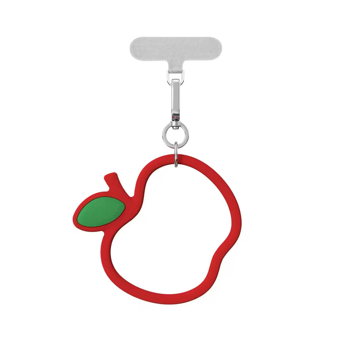 Heart Cherry Apple Silicone Knot Short Phone Charm Accessories for Galaxy for IPhone 12 13 14 15 16 17 18 Pro Max Case Quake phone charm 14