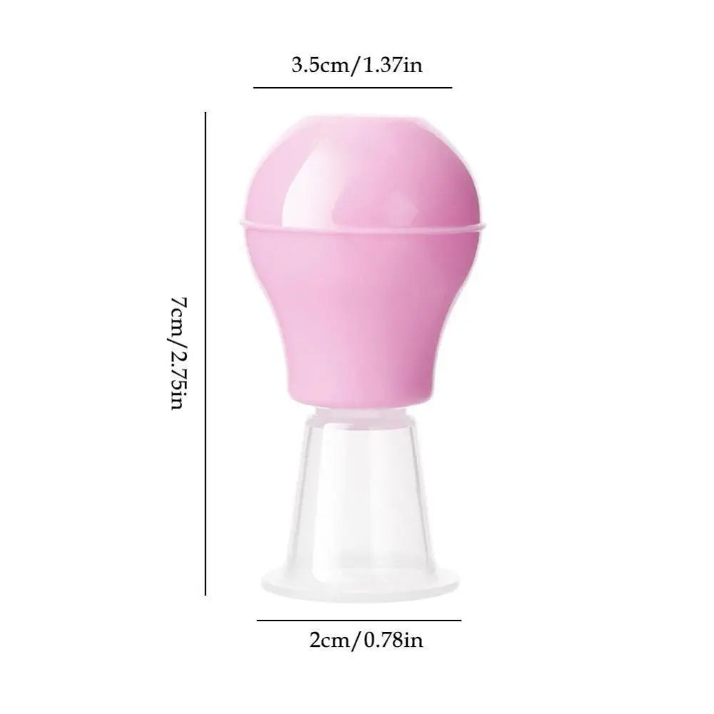 PP Nipple Corrector Silicone Smooth Edge Nipple Flat Retraction Puller Portable Inverted Nipple Puller Prenatal And Postpartum Quake