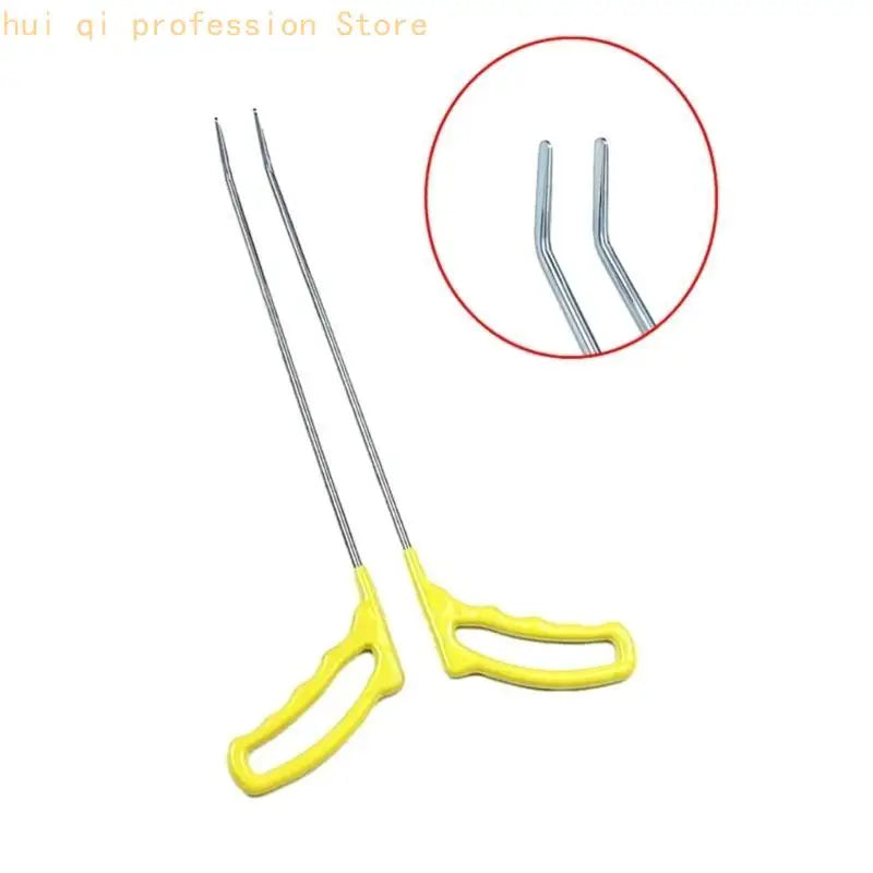 2Pcs/8Pcs Car Body Repair Removal Tools Automotive Door Dent Repair Hooks Stainless Steel Push Rods Kits H8WE Quake 2pcs 5mm CN