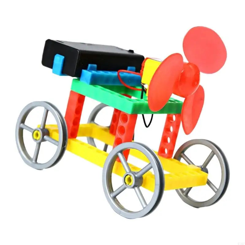 Handmade Single Wind Power Generator Science Project Set For Students Science Experiment Educational Toy Wind Energy Toy K1KF Quake CN