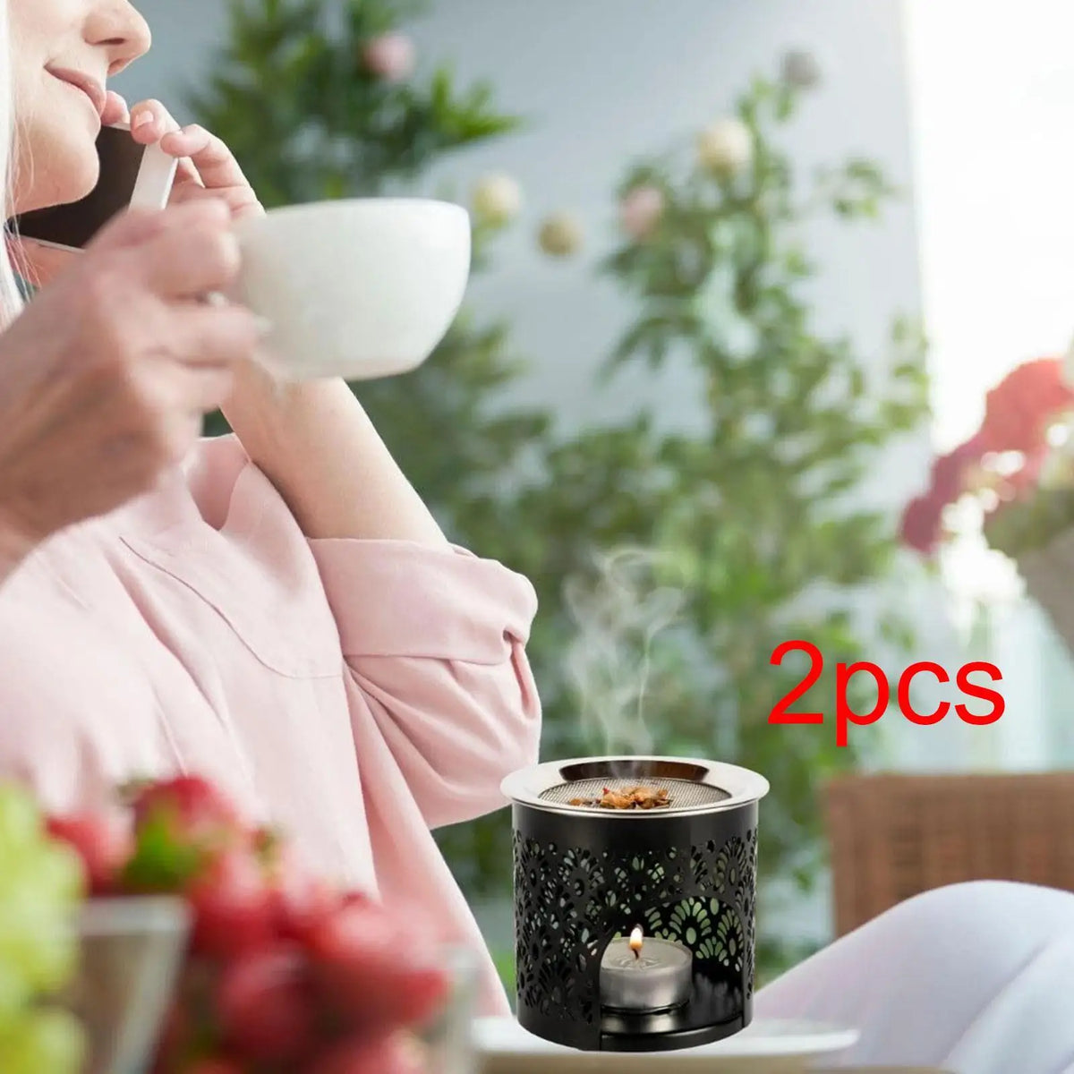 Incense Burner Filter Screen Stainless Steel Silver Sieve Plate for Backflow Incense Holders Sticks Rods and Coils Quake Default Title