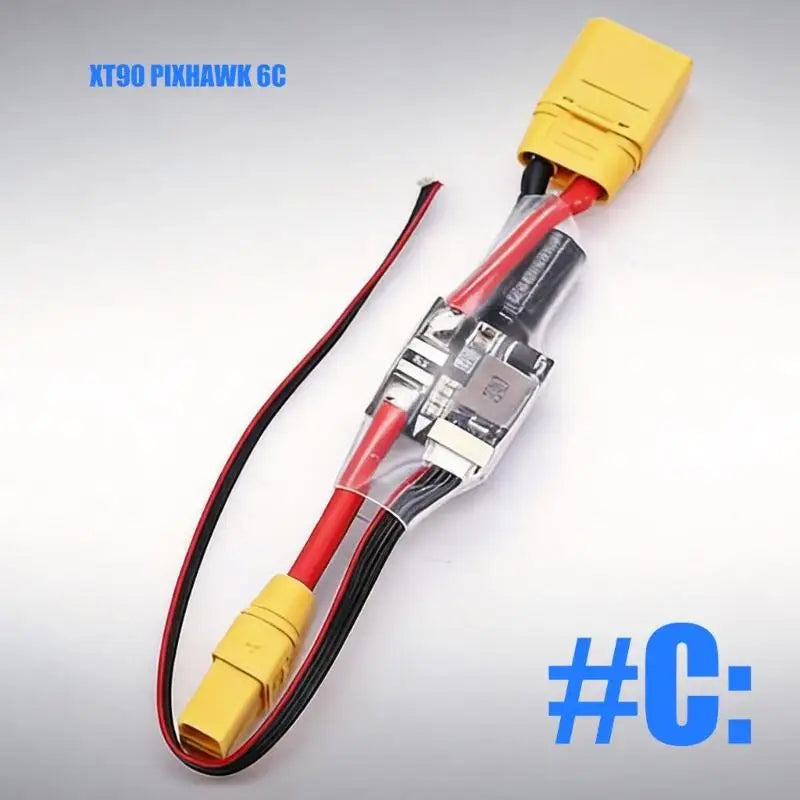 XT90 UAV Power Module with Up to 120A Current Measurement, 2-12 Cell Battery Input, and Preassembled Component Assembly K1KF Quake