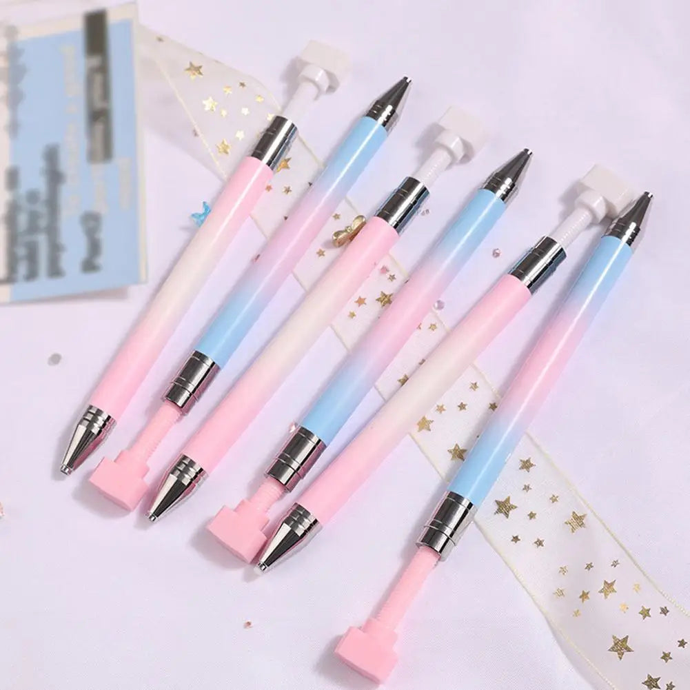 Nail Art Drill Pen For 5D Diamond Painting Nail Art Drill Pen Quickly Picks Up Beads Nail Art Craft Pen Refillable Design Gift S Quake