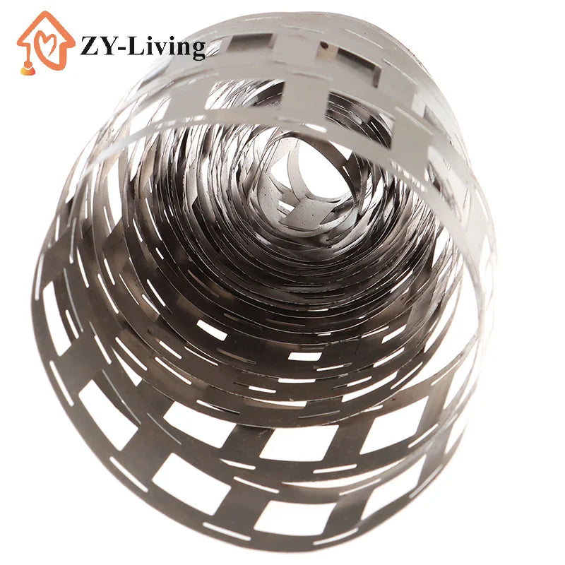 1m/3.2ft 2P 0.15mm Thickness Nickel Plated Steel Strip Sheet For 18650 Battery Spot Welding Quake