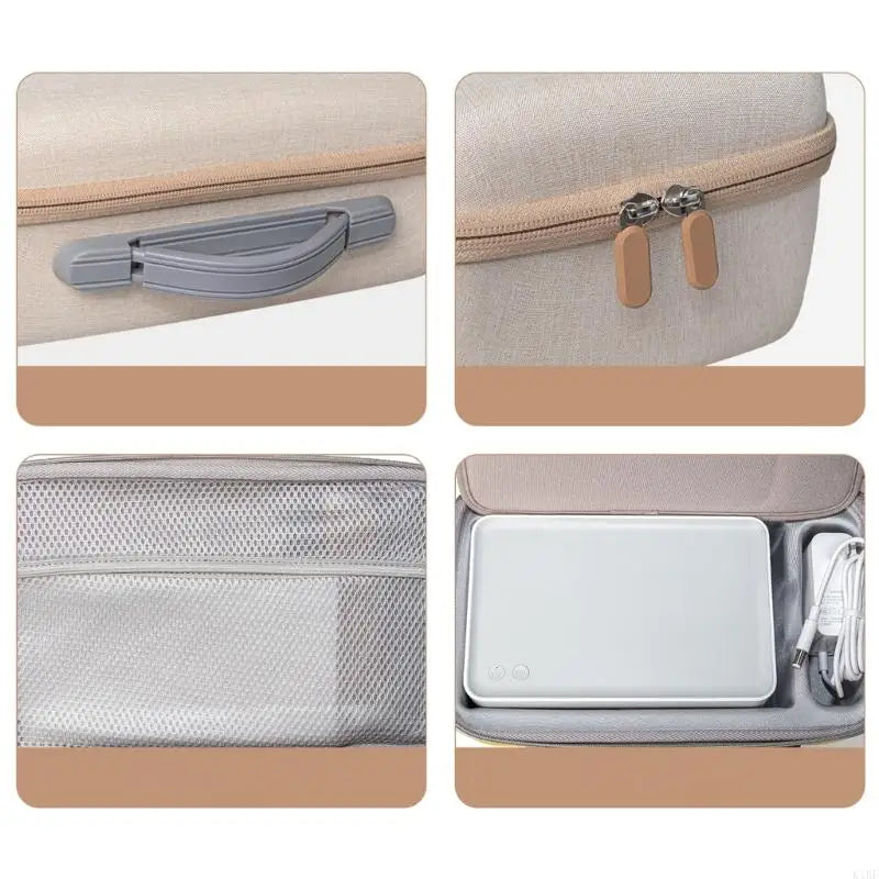 Hard Shell Photo Printer Case with Shaped Interior, Storage Case for 1S Small Printer, Accessory Pocket and Wide Opening K1KF Quake