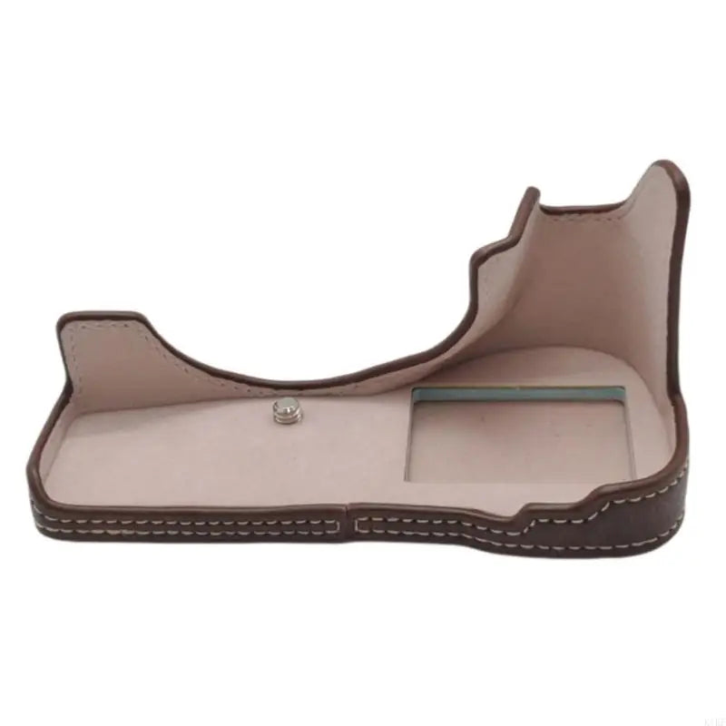 PU Leather Camera Half Case for G85 Contoured Base with Accessible Controls, Articulating Screen, and Openings K1KF Quake