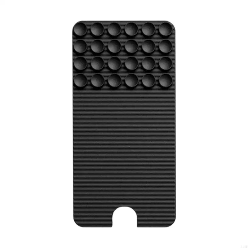 Foldable Phone Stand For Office Home And Travel Use With Nonslip Base Flexible Silicone Phone Stand K1KF Quake Black CN