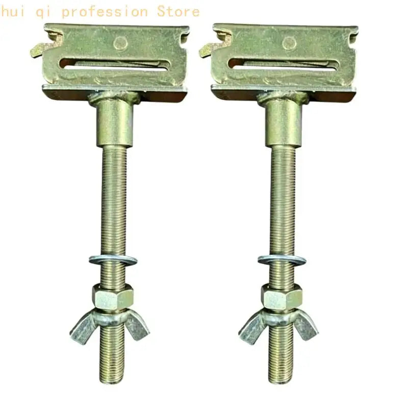 Threaded Post Tire Hanger Bracket Set for Trailer Wall Storage H8WE Quake galvanized CN