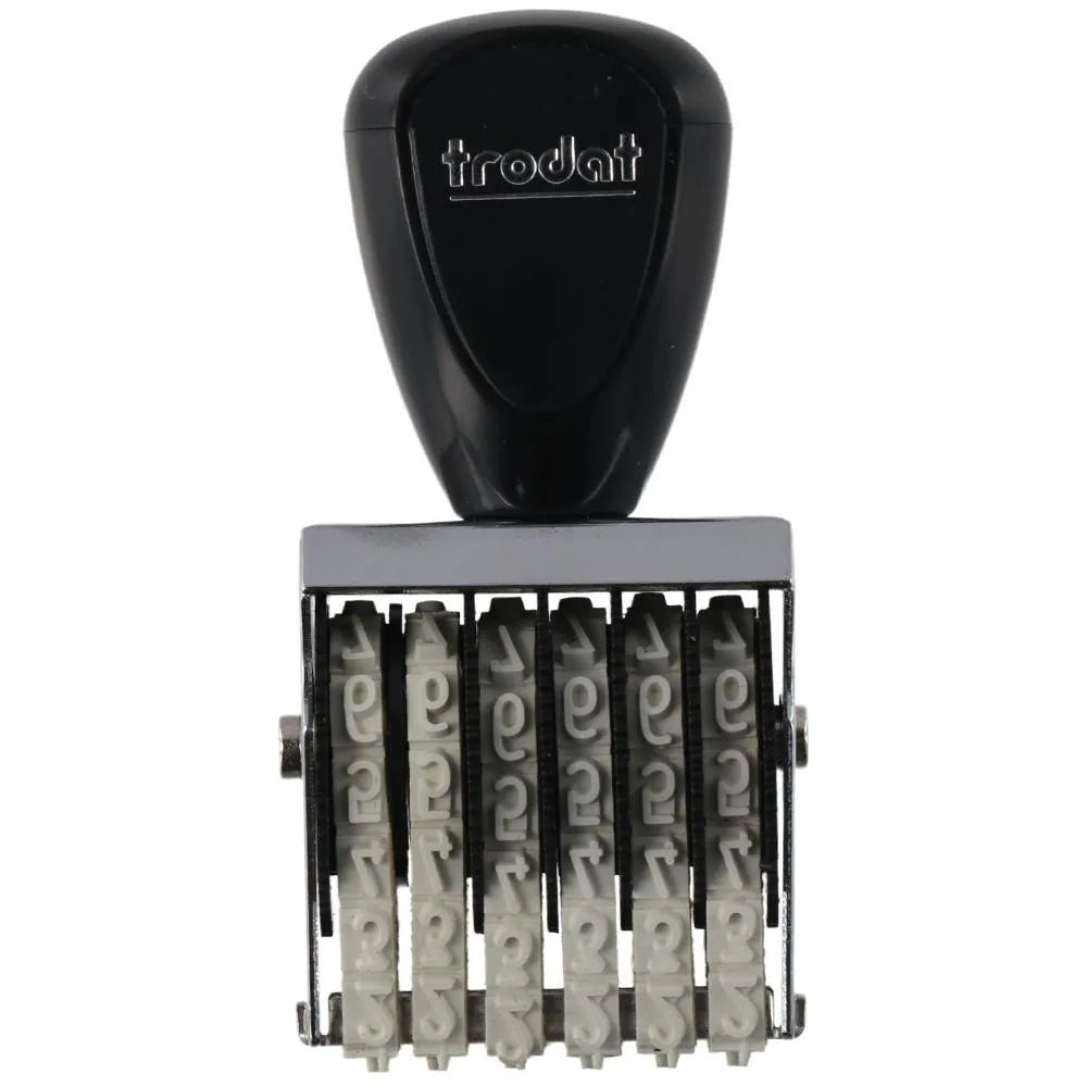 Roller 4,6 or 8 Digit Number Number Stamp Personalized Changeable Roller Stamps Business Stamps Office Quake