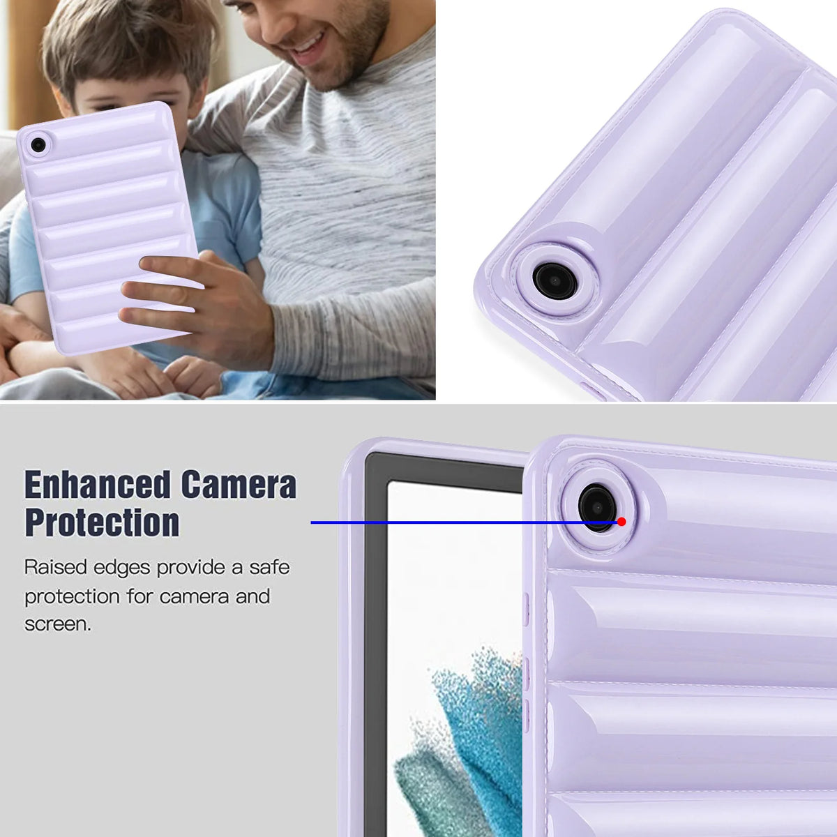 New Fashion For Samsung Galaxy Tab A8 A7Lite S7 S8 S6lite A7 Tablet case Anti-fall silicone protective case Quake